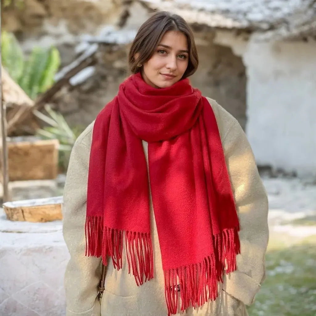 Comment-porter-une-écharpe-femme Coeur de Foulard