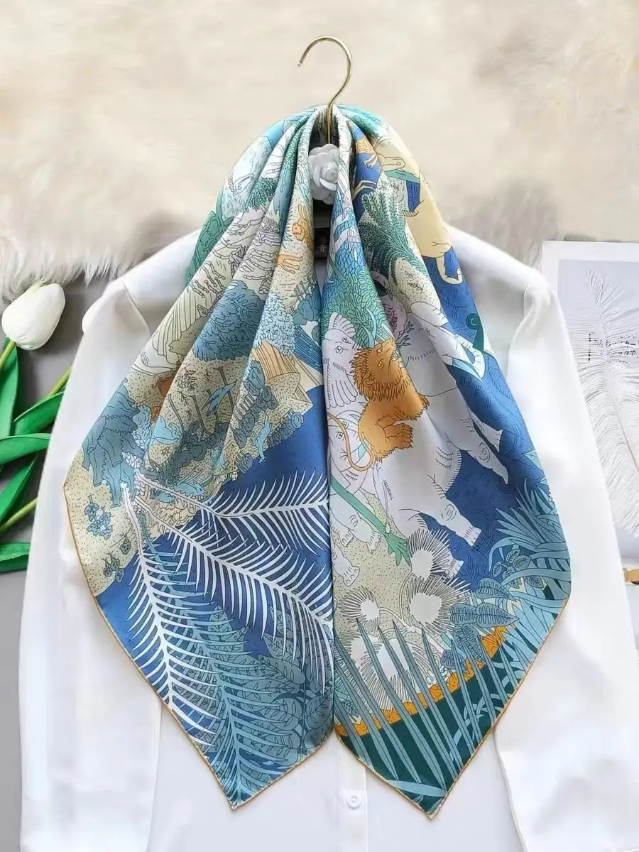 foulard carré soie