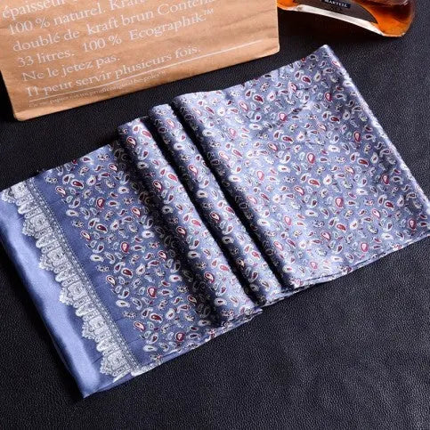 Foulard Homme Soie TEO - Coeur de Foulard