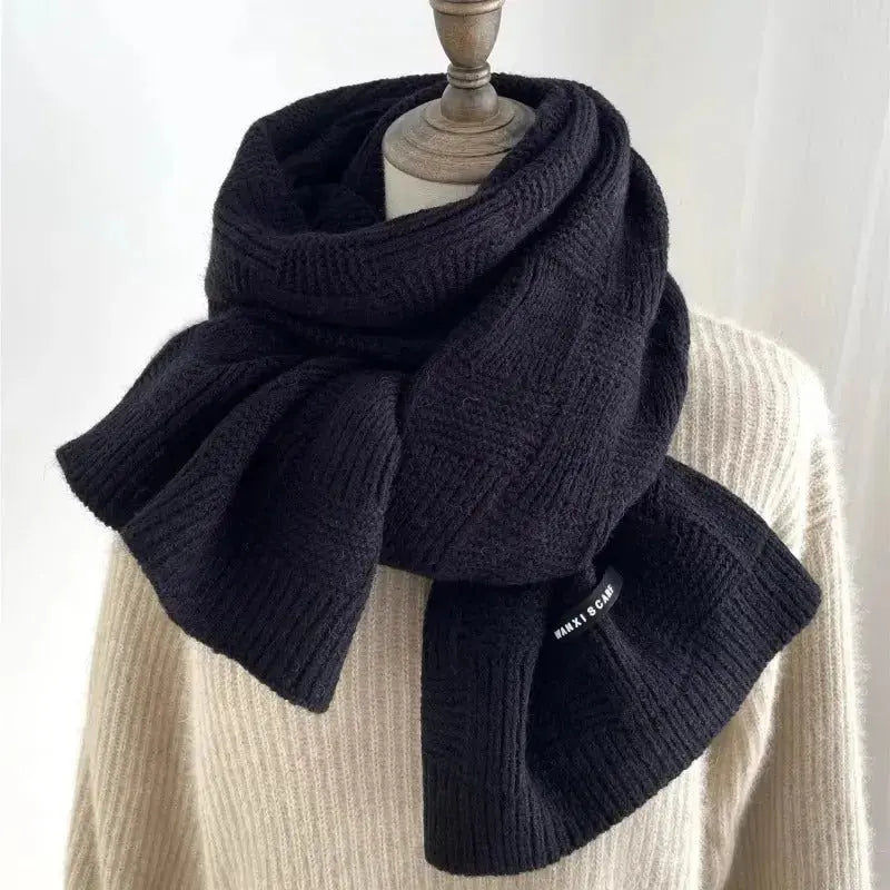 Echarpe pour homme noire - JAXON Coeur de Foulard
