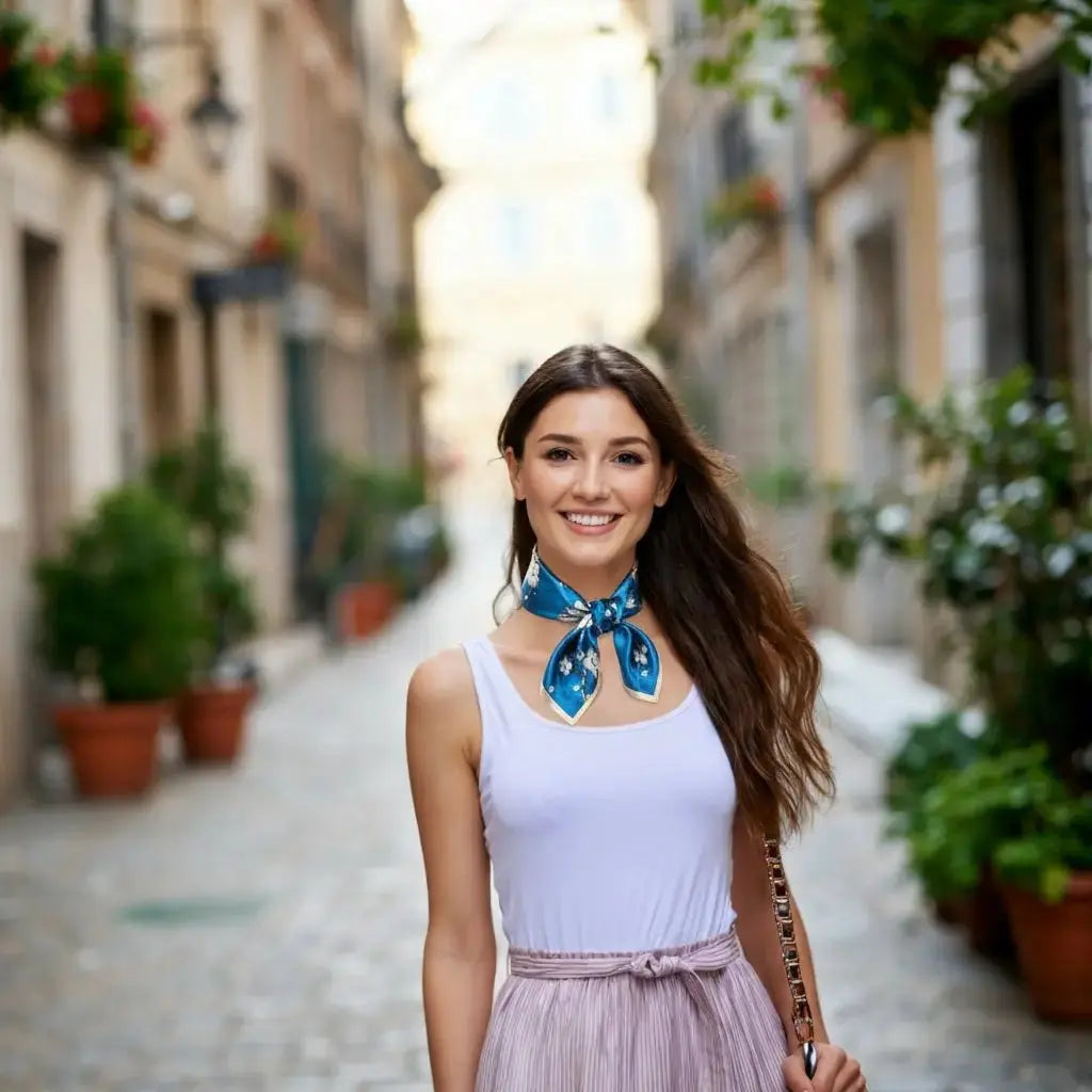 Carré de Soie - ADA - Coeur de Foulard