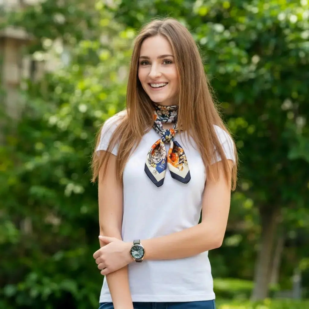 Carré de Soie - DAGMAR - Coeur de Foulard