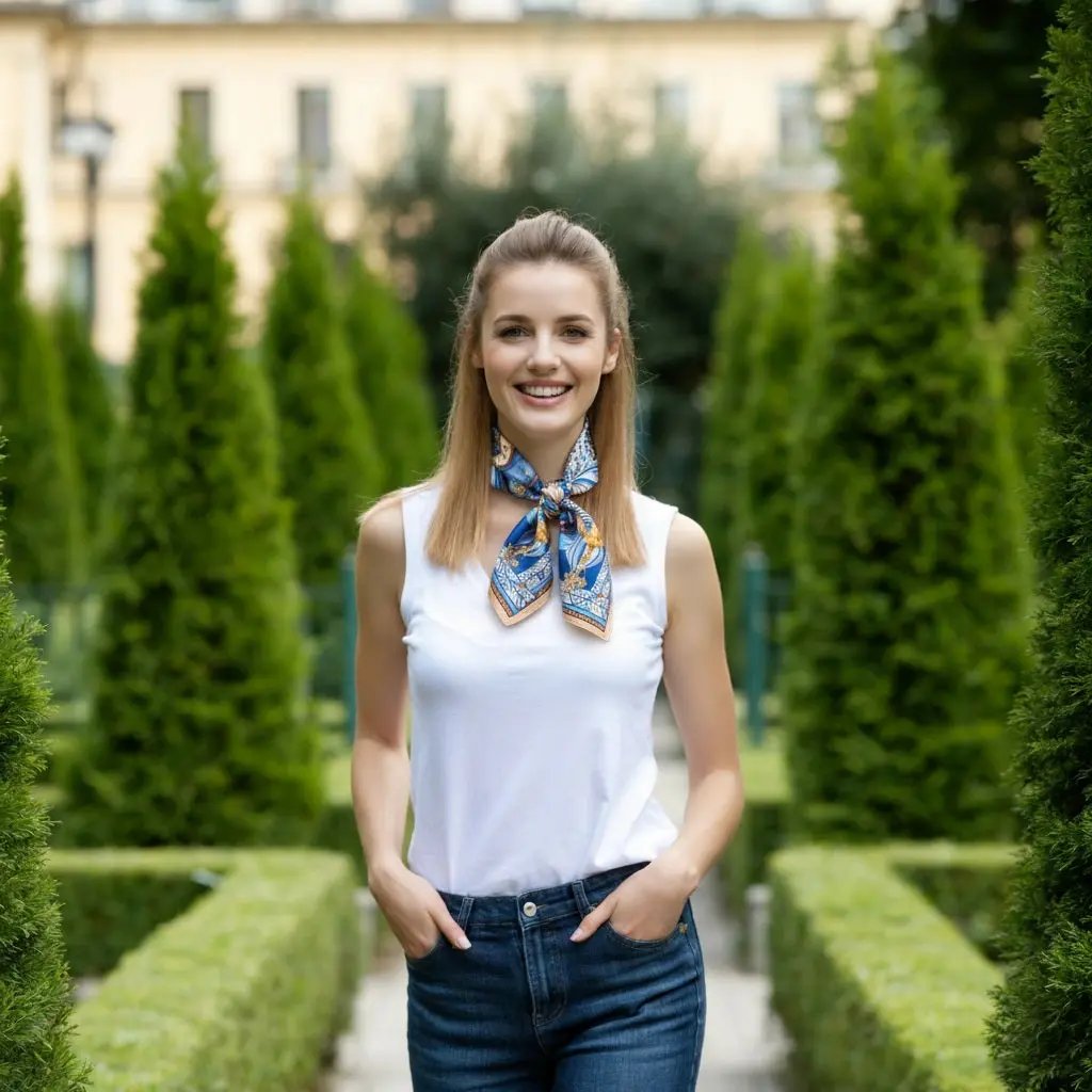 Carré de Soie - DISA - Coeur de Foulard