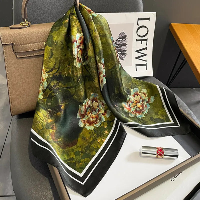 Carré de Soie - EDITH - Coeur de Foulard