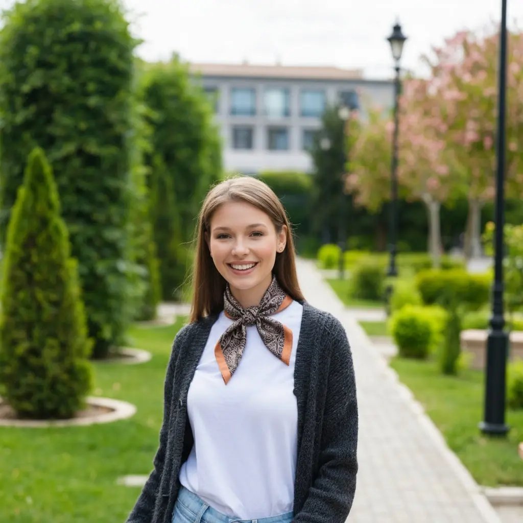 Carré de Soie - ELIN - Coeur de Foulard