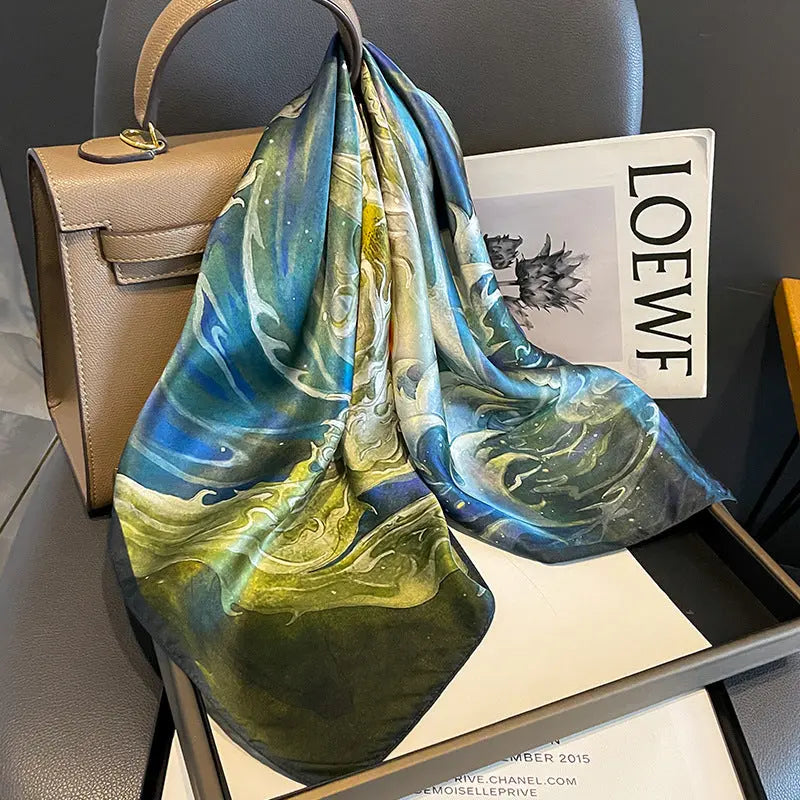 Carré de Soie - ELISE - Coeur de Foulard