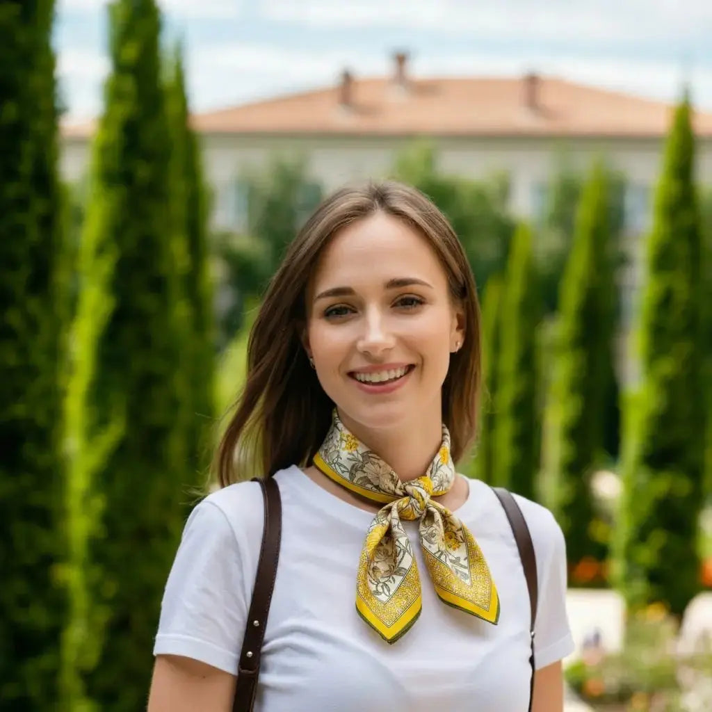 Carré de Soie - ELVIRA - Coeur de Foulard