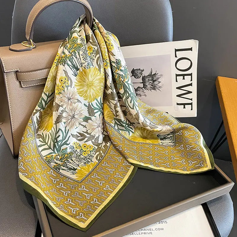 Carré de Soie - ELVIRA - Coeur de Foulard