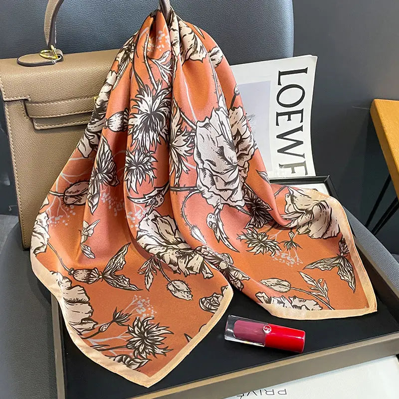 Carré de Soie - FRIDA - Coeur de Foulard