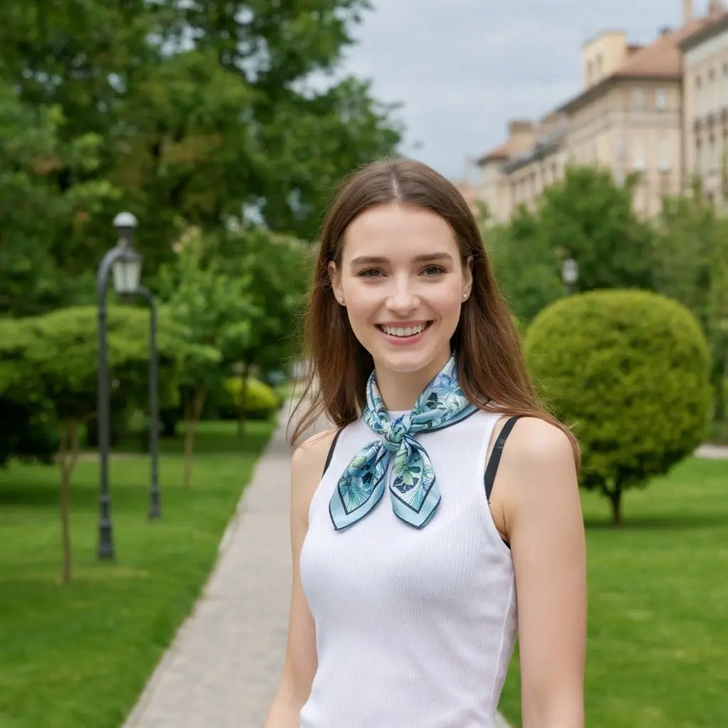 Carré de Soie - GERDA Coeur de Foulard