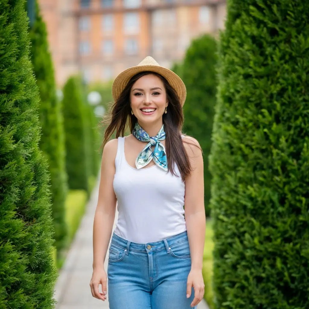 Carré de Soie - GERDA - Coeur de Foulard