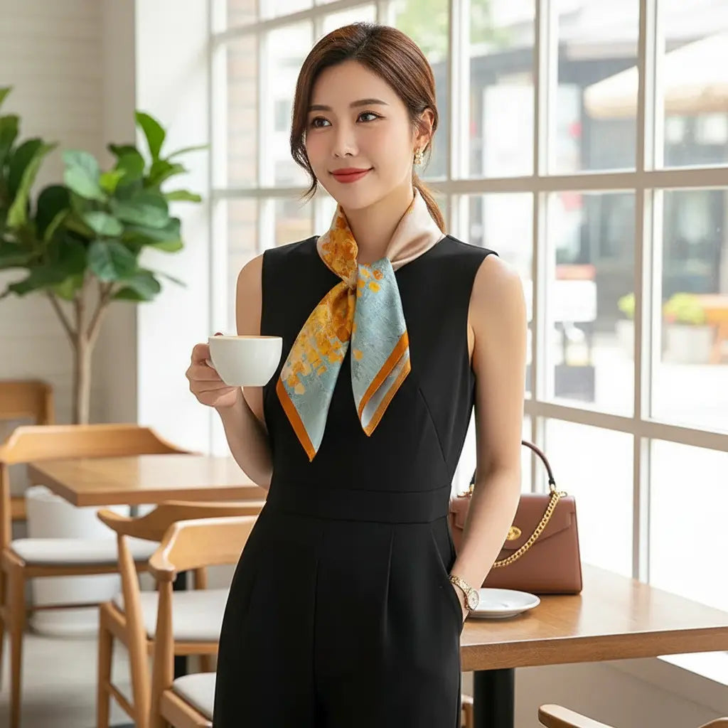 Carré de Soie - GEUN - Coeur de Foulard