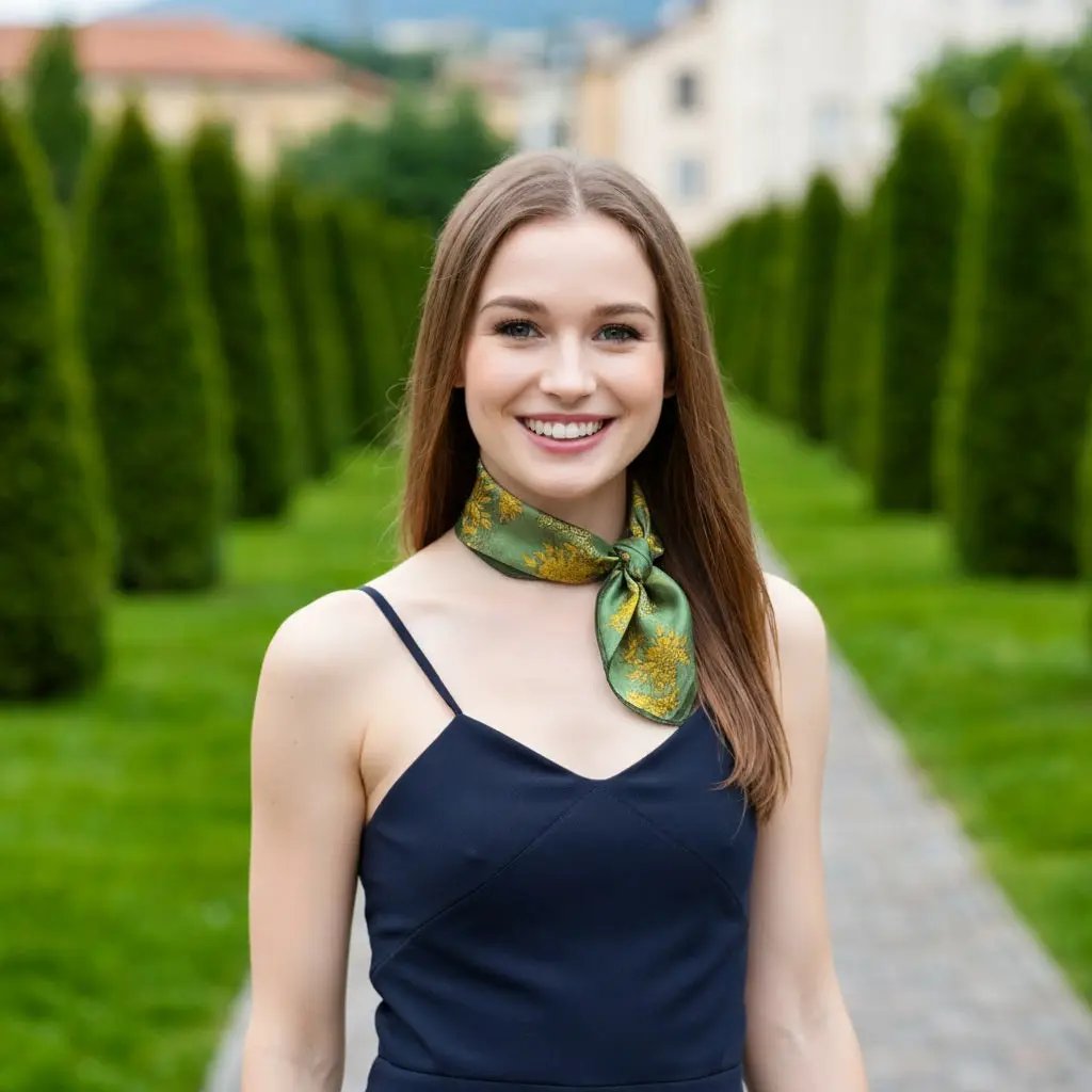 Carré de Soie - GULLA - Coeur de Foulard