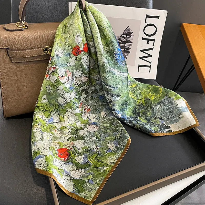 Carré de Soie - GURI - Coeur de Foulard