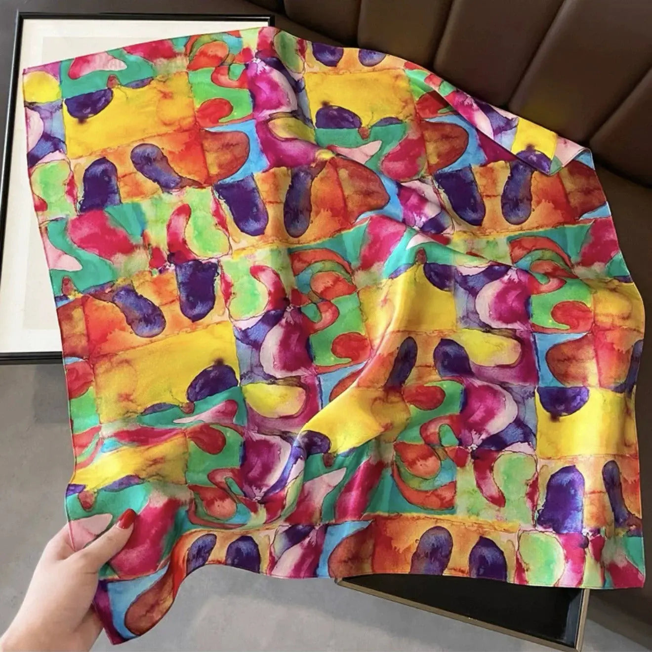 Carré de Soie - GYEONG - Coeur de Foulard