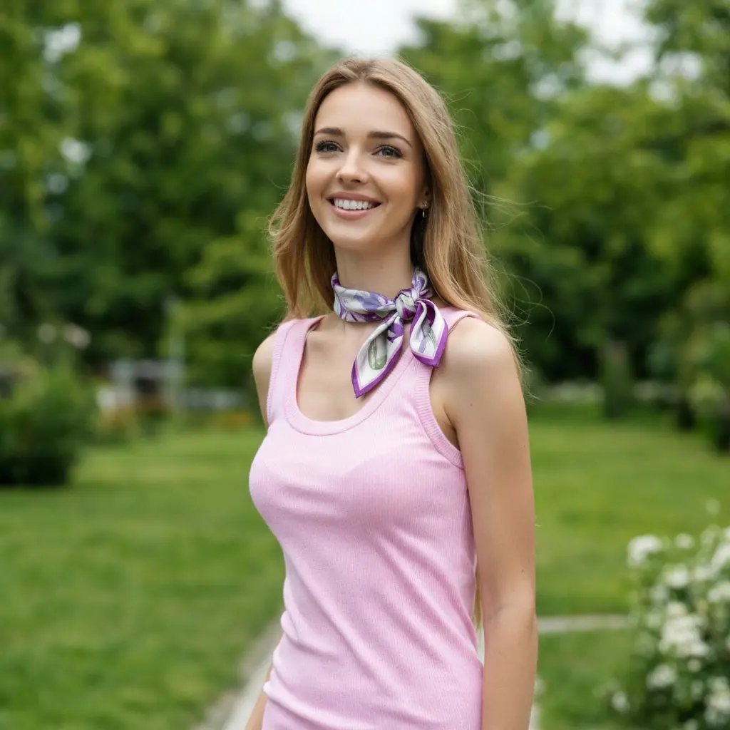 Carré de Soie - HEDDA - Coeur de Foulard