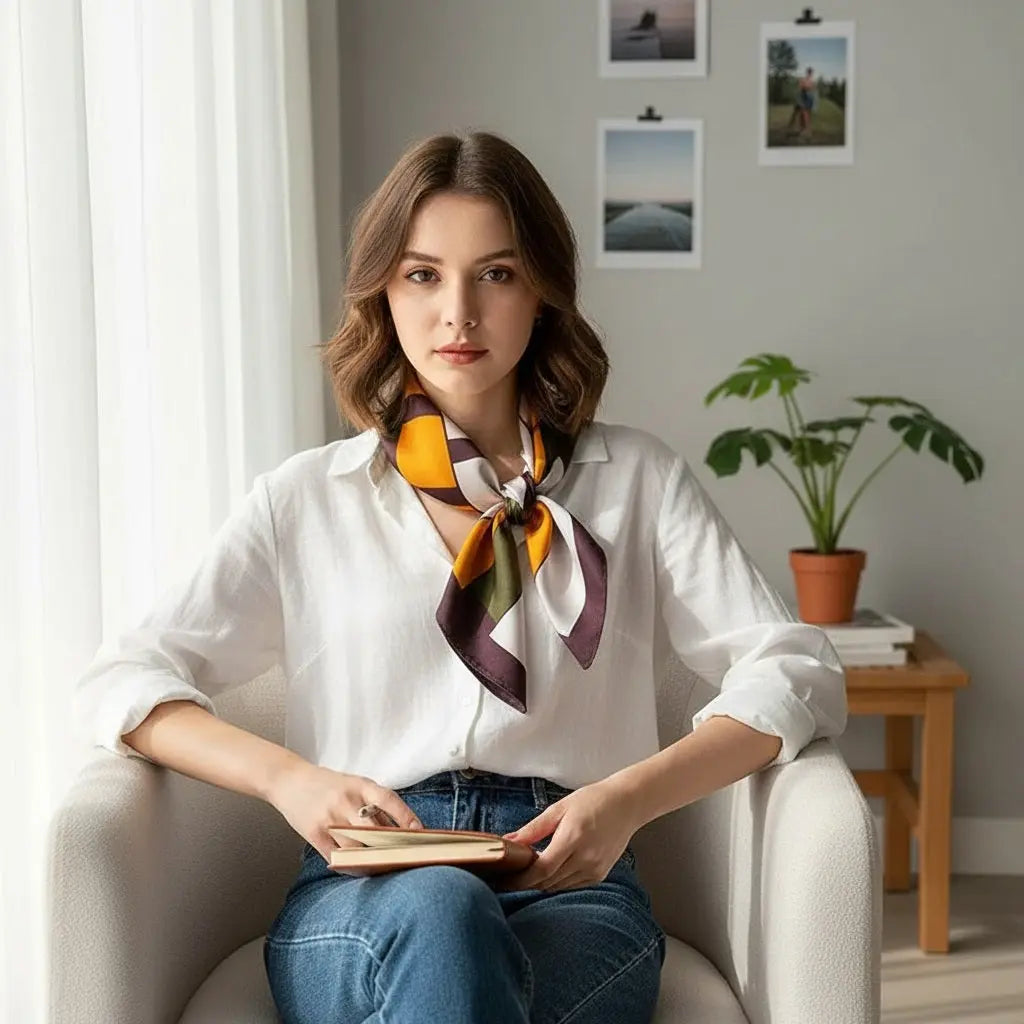 Carré de Soie - HOA - Coeur de Foulard