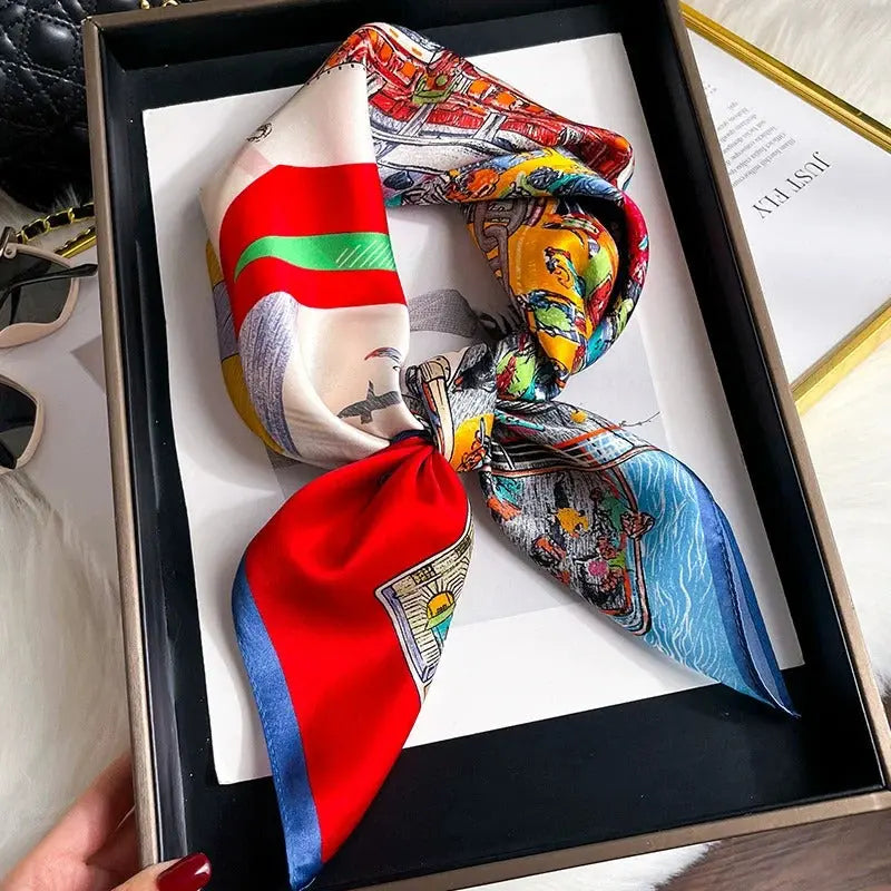 Carré de Soie - HSIU - Coeur de Foulard