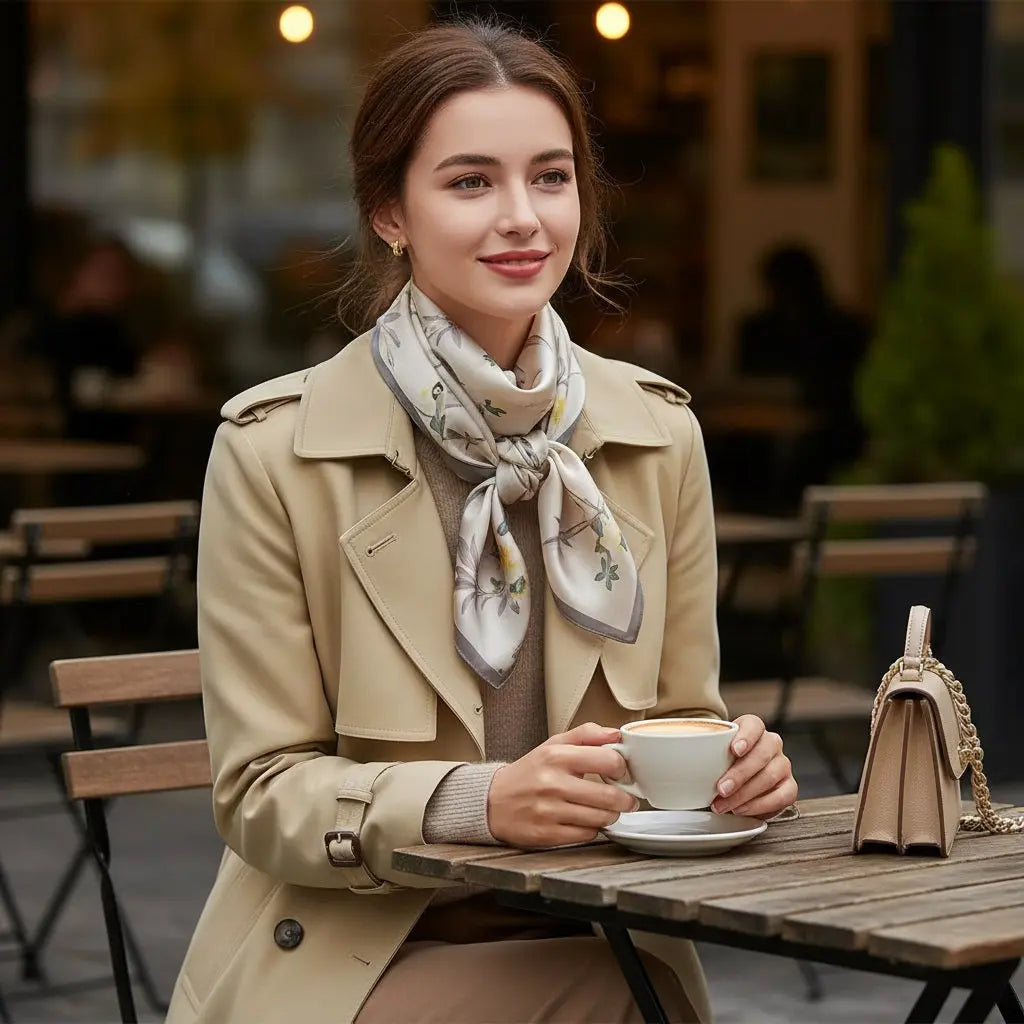 Carré de Soie - ICHIKA - Coeur de Foulard