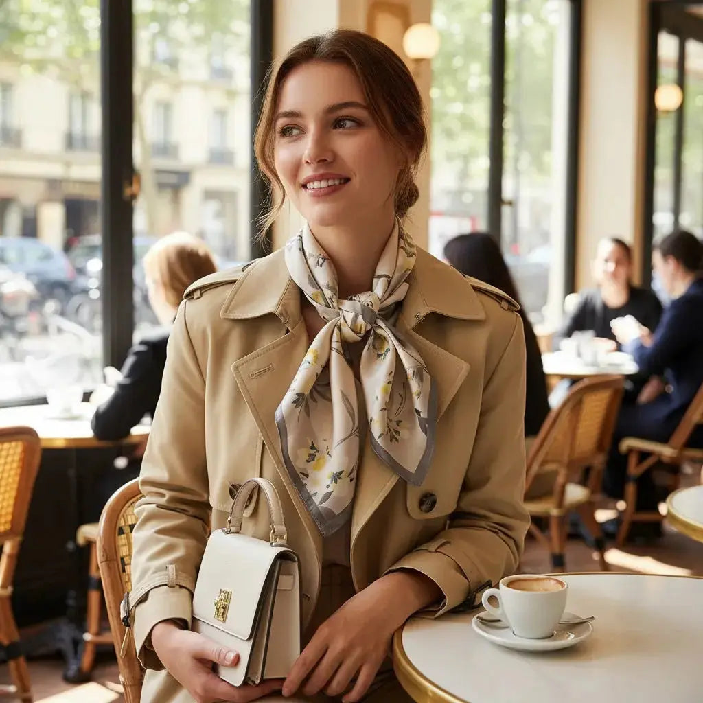 Carré de Soie - ICHIKA - Coeur de Foulard