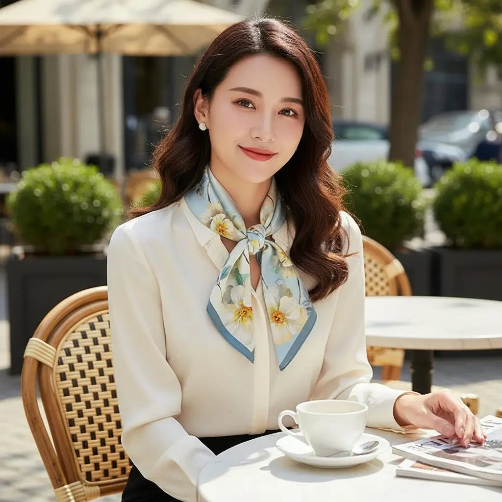 Carré de Soie - IKUKO Coeur de Foulard