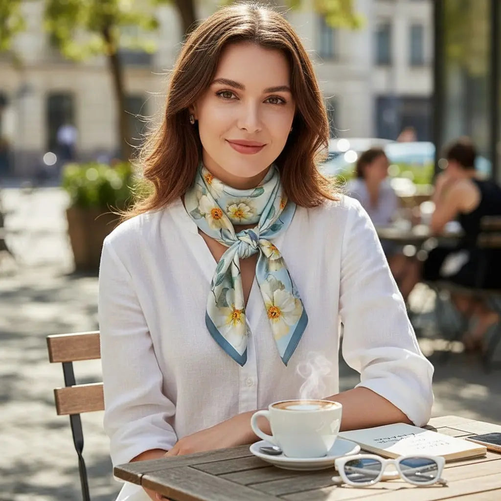 Carré de Soie - IKUKO Coeur de Foulard