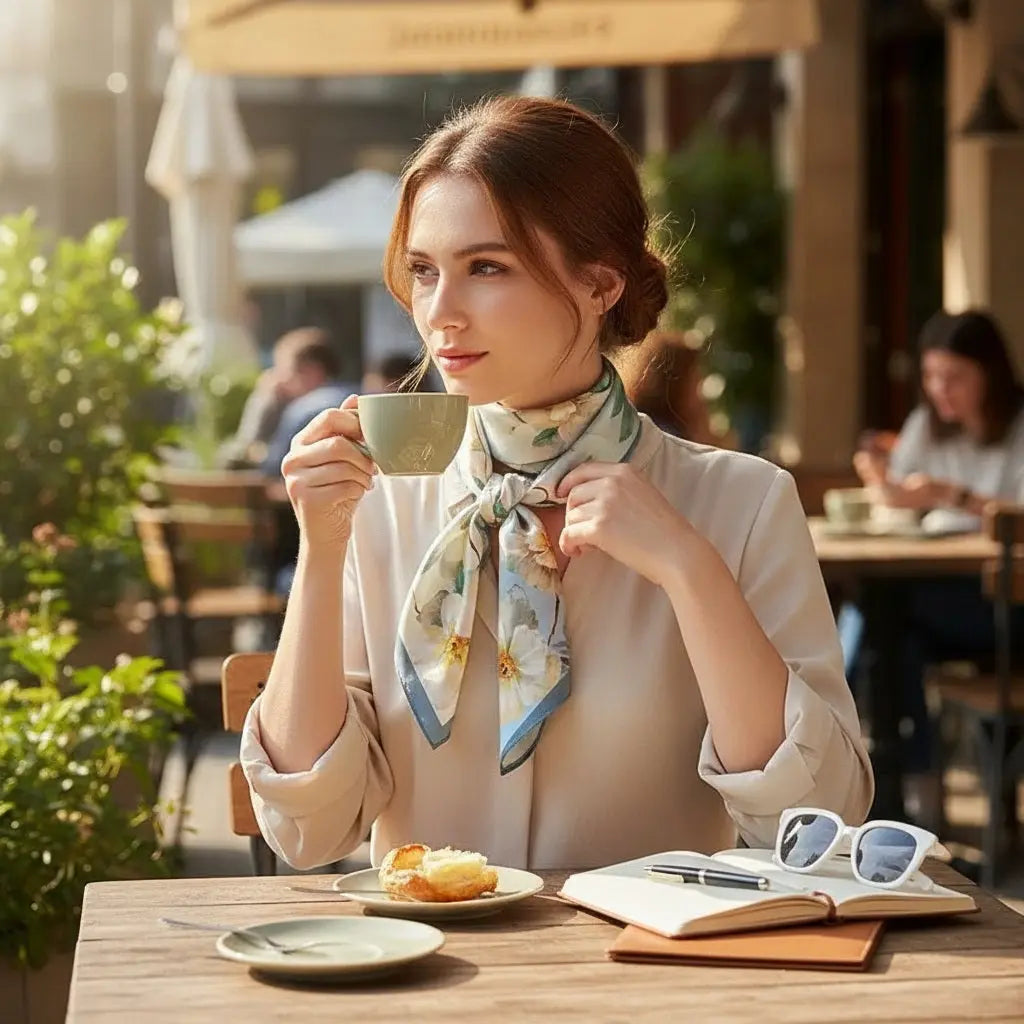 Carré de Soie - IKUKO Coeur de Foulard