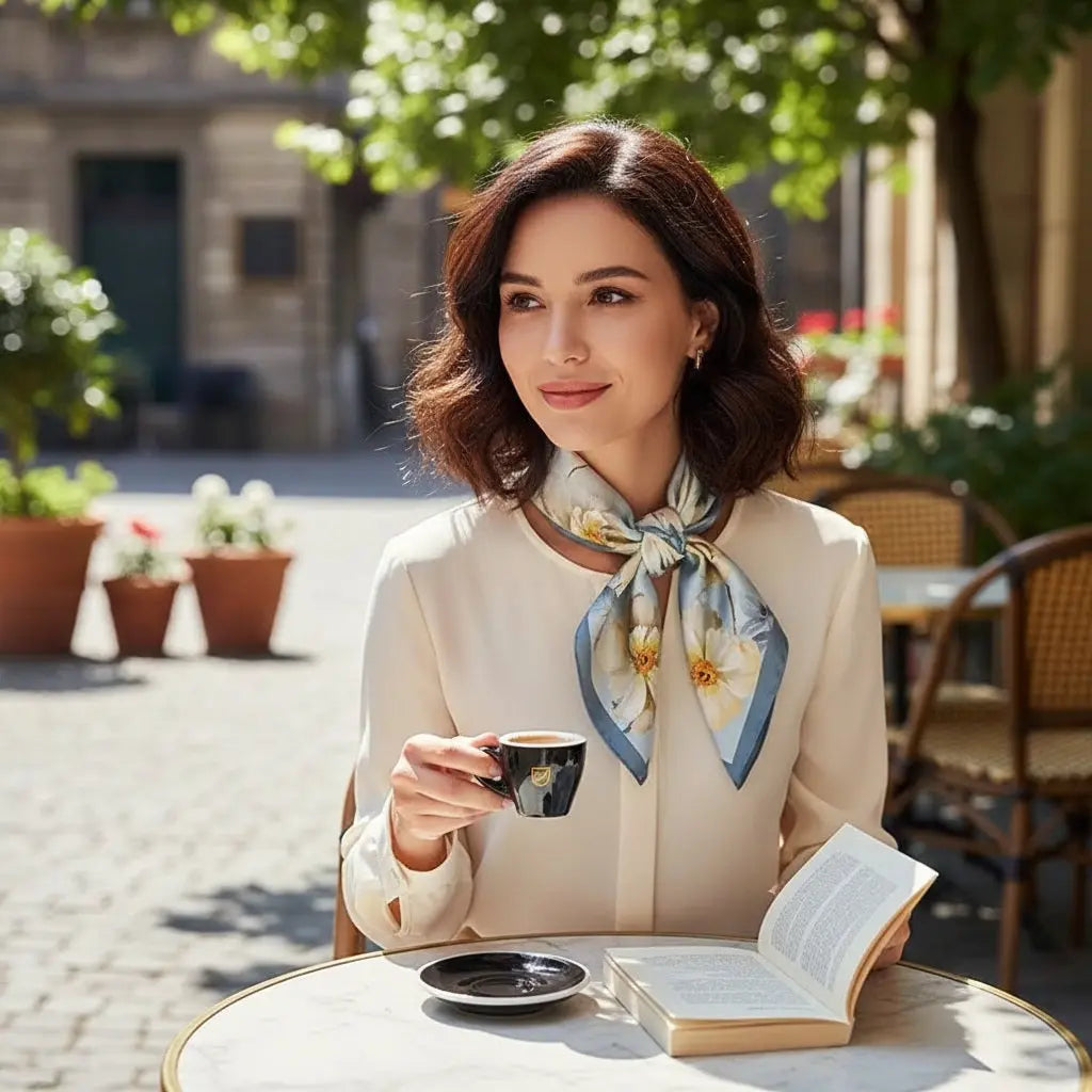 Carré de Soie - IKUKO Coeur de Foulard