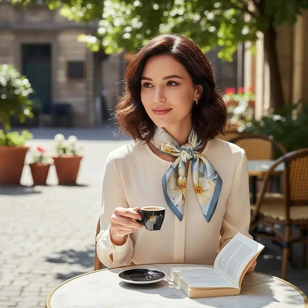 Carré de Soie - IKUKO Coeur de Foulard