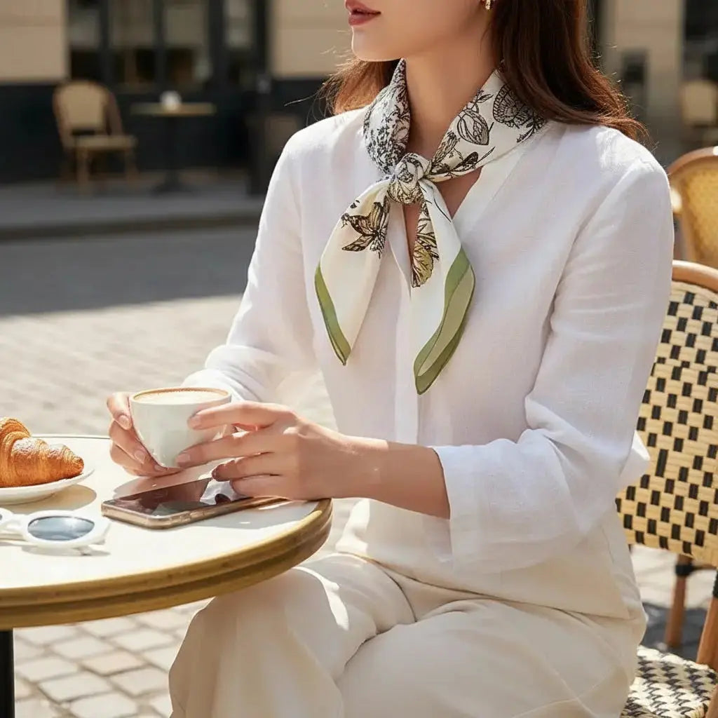 Carré de Soie - IMAN Coeur de Foulard