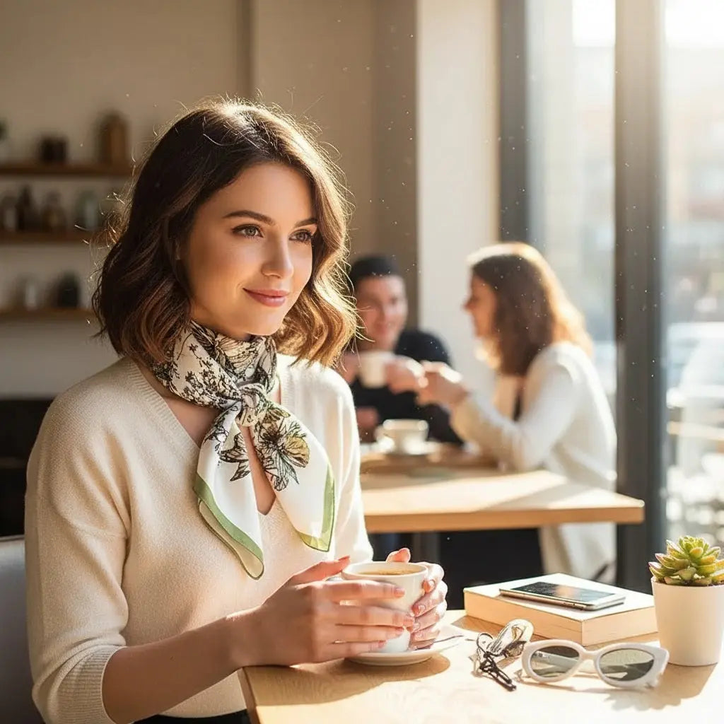 Carré de Soie - IMAN Coeur de Foulard