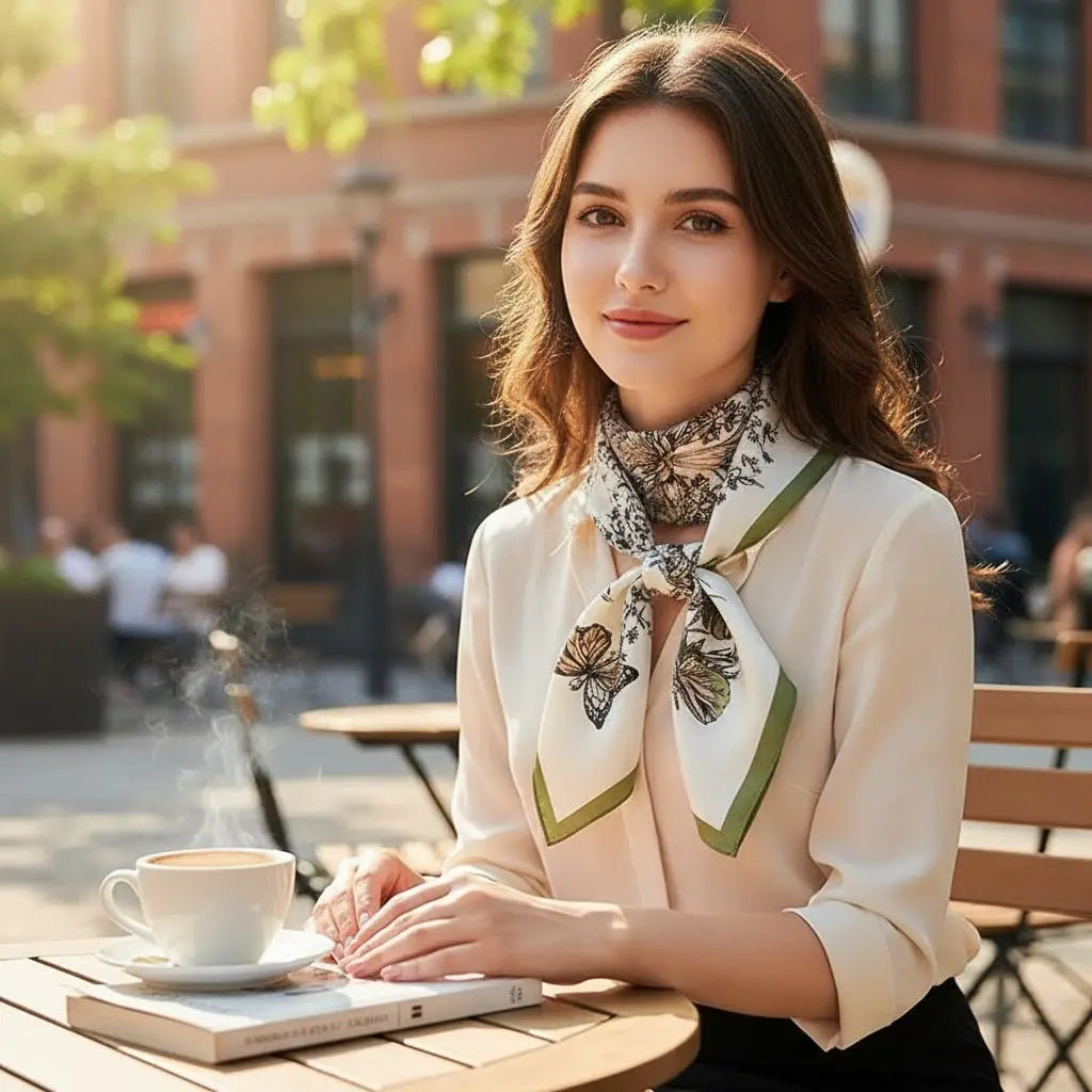 Carré de Soie - IMAN Coeur de Foulard