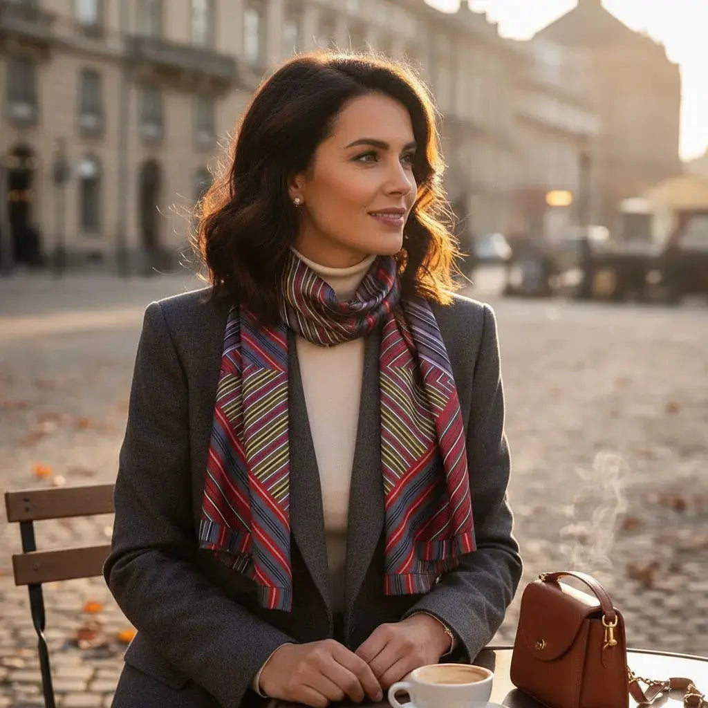 Carré de Soie - INDIRA Coeur de Foulard