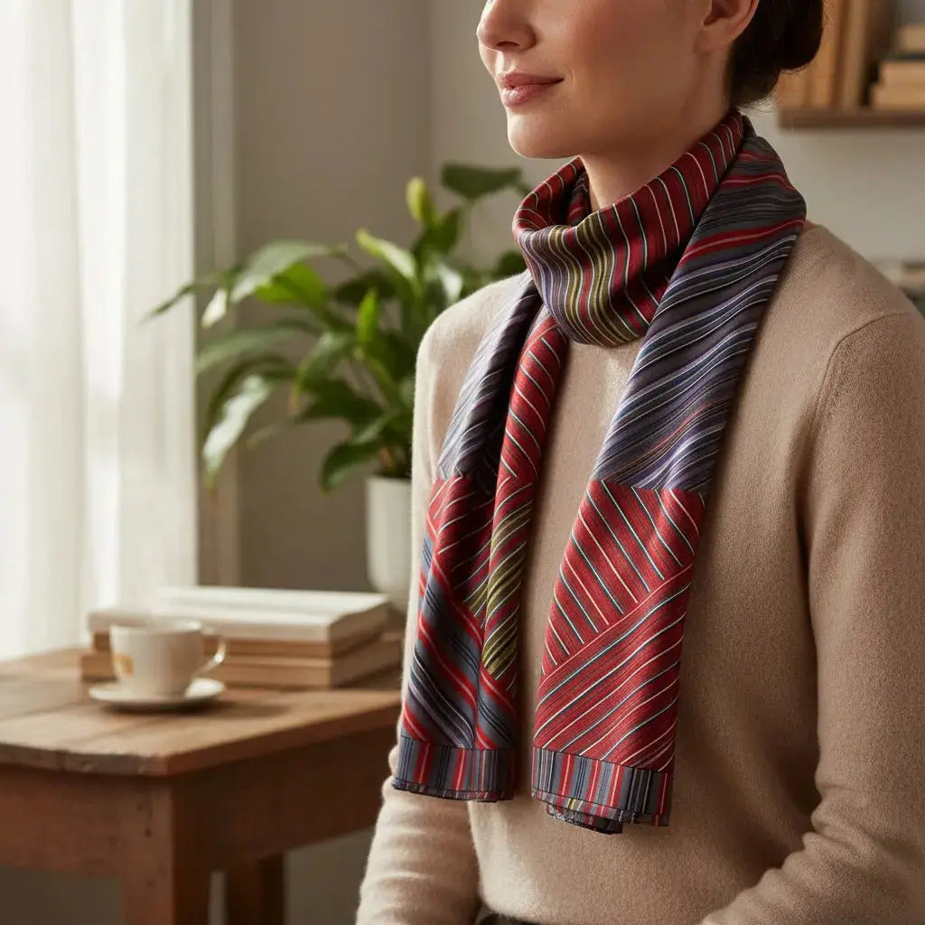 Carré de Soie - INDIRA Coeur de Foulard