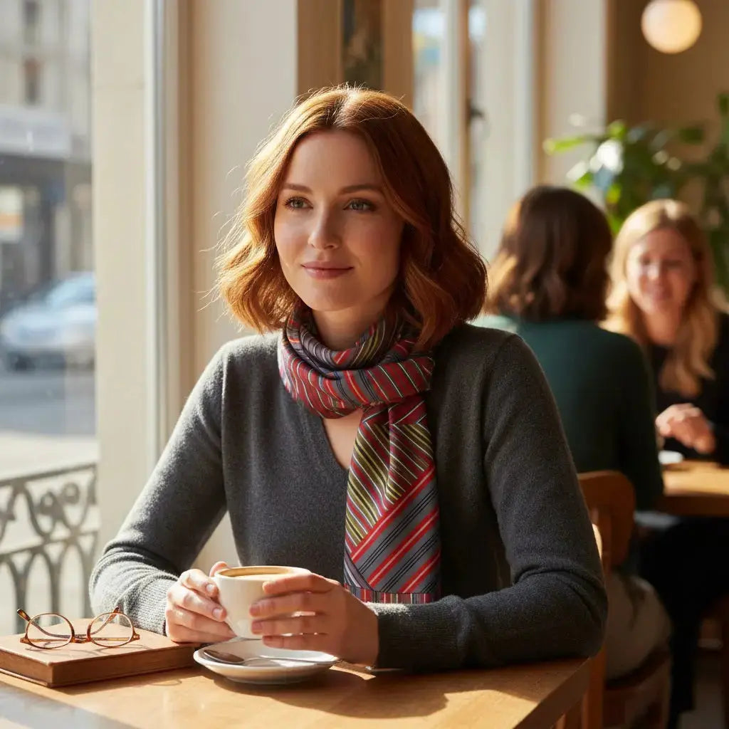 Carré de Soie - INDIRA Coeur de Foulard