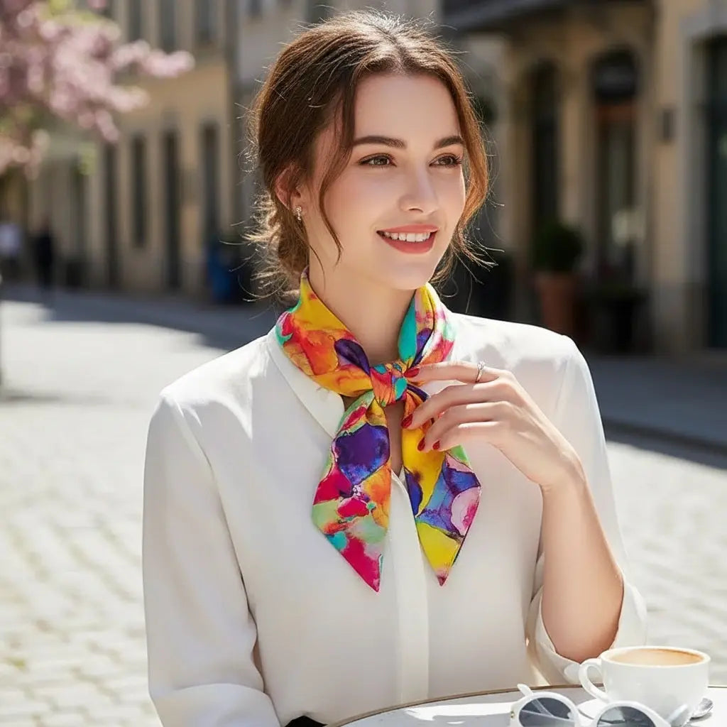 Carré de Soie - INOUE - Coeur de Foulard