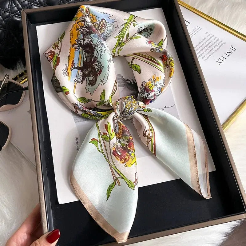 Carré de Soie - ISA - Coeur de Foulard