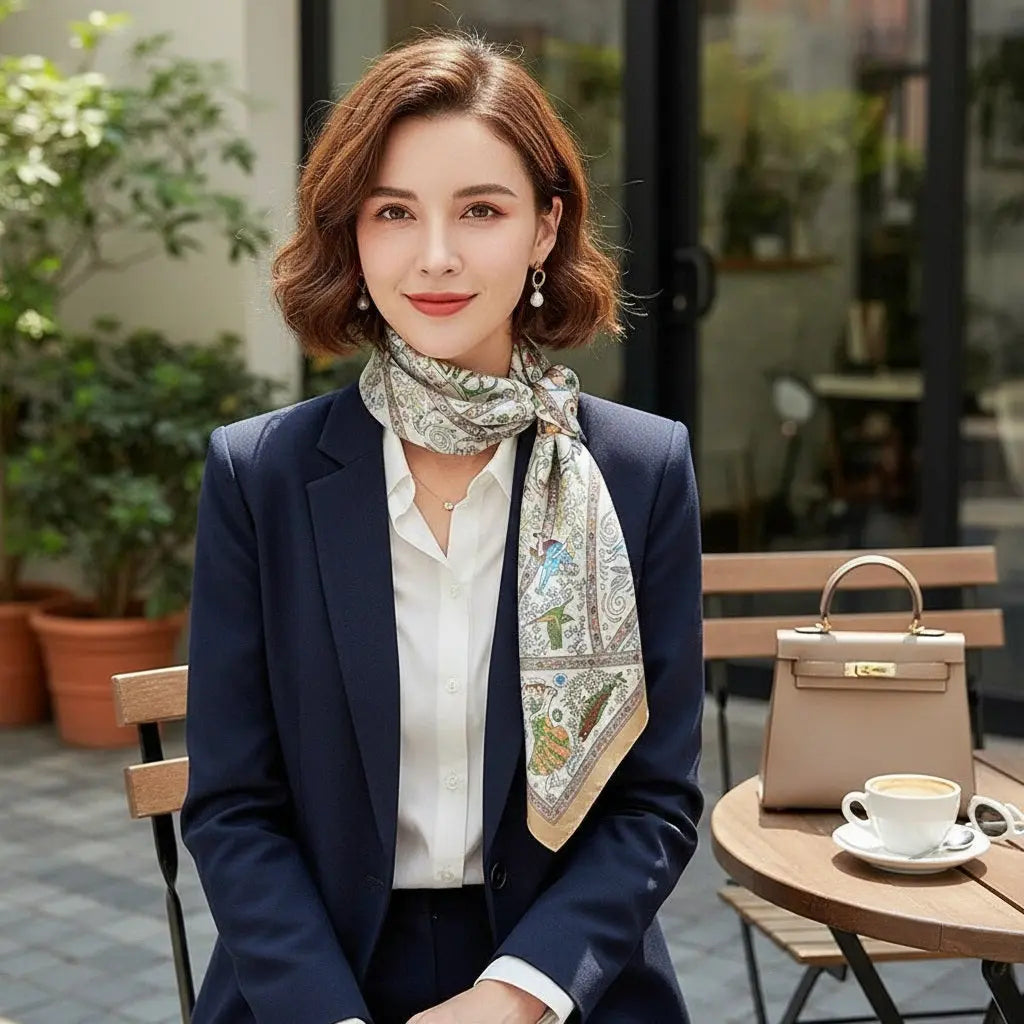 Carré de Soie - ISHANI Coeur de Foulard