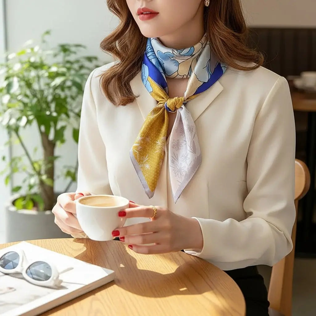 Carré de Soie - ISOKO Coeur de Foulard