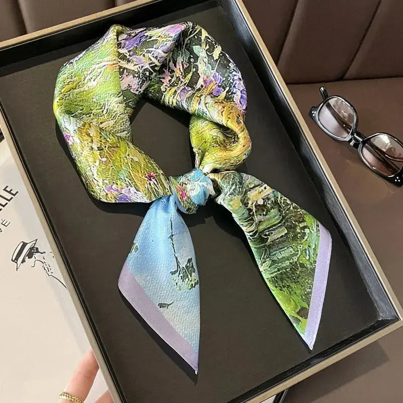 Carré de Soie - IWA - Coeur de Foulard