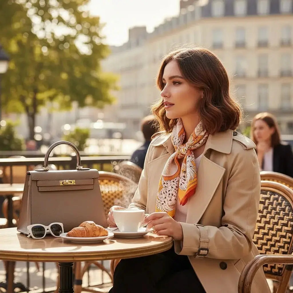 Carré de Soie - IZUMI Coeur de Foulard