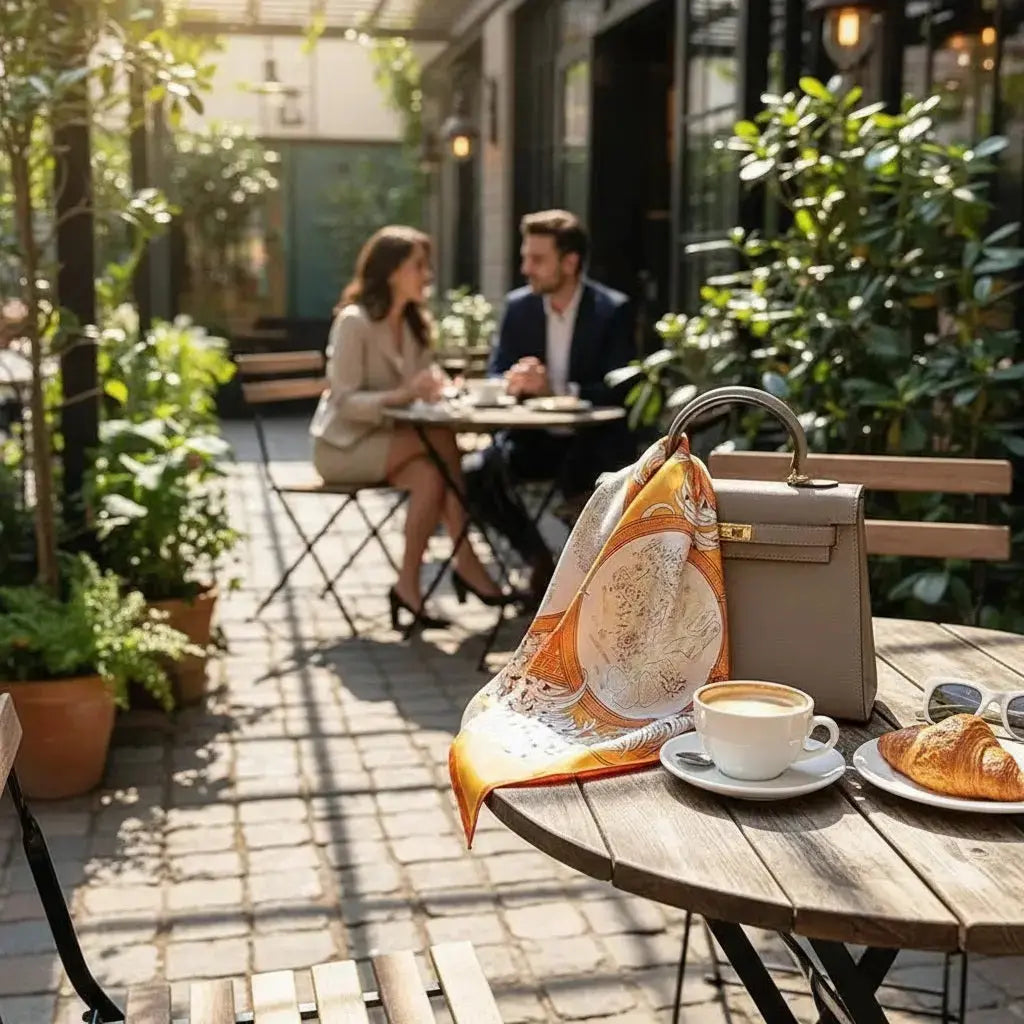 Carré de Soie - IZUMI Coeur de Foulard