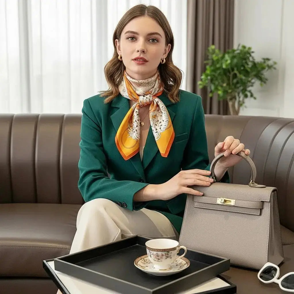 Carré de Soie - IZUMI Coeur de Foulard