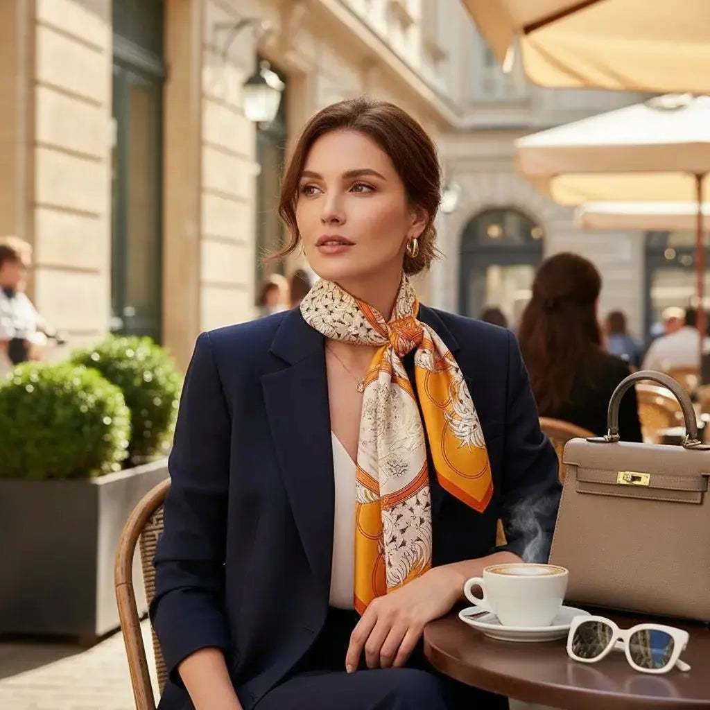 Carré de Soie - IZUMI Coeur de Foulard