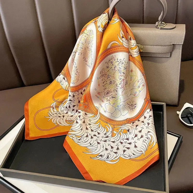 Carré de Soie - IZUMI - Coeur de Foulard