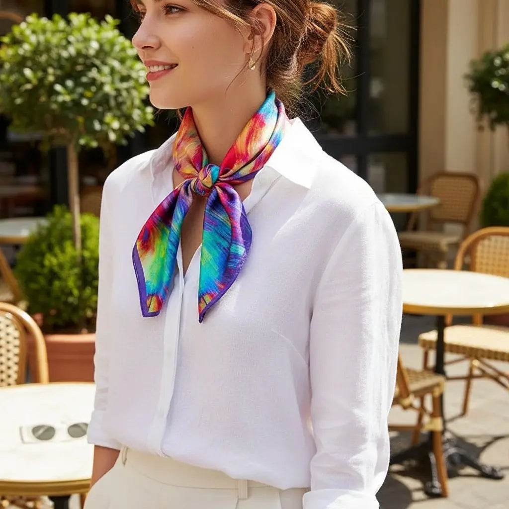 Carré de Soie - JI-HYE Coeur de Foulard