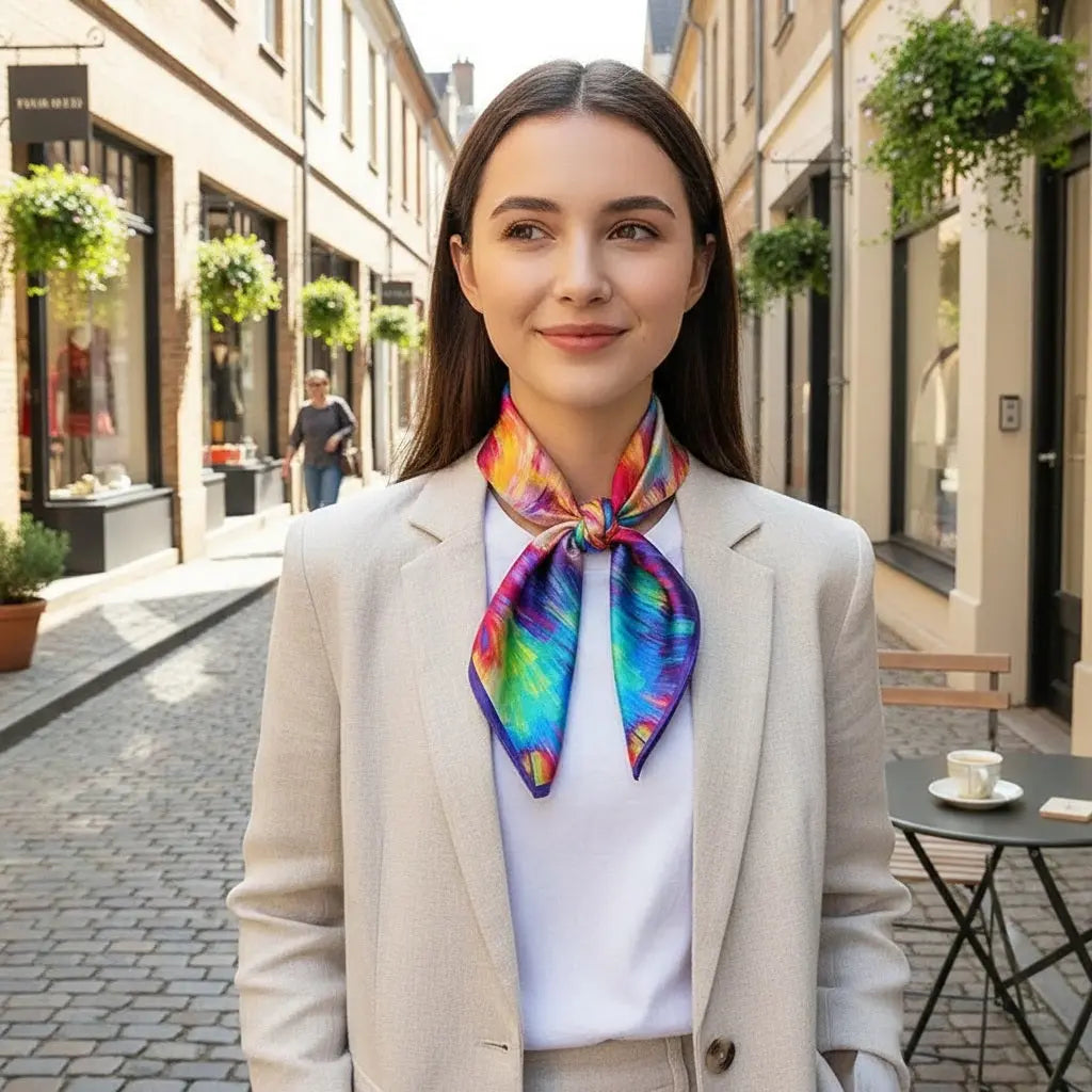 Carré de Soie - JI-HYE Coeur de Foulard