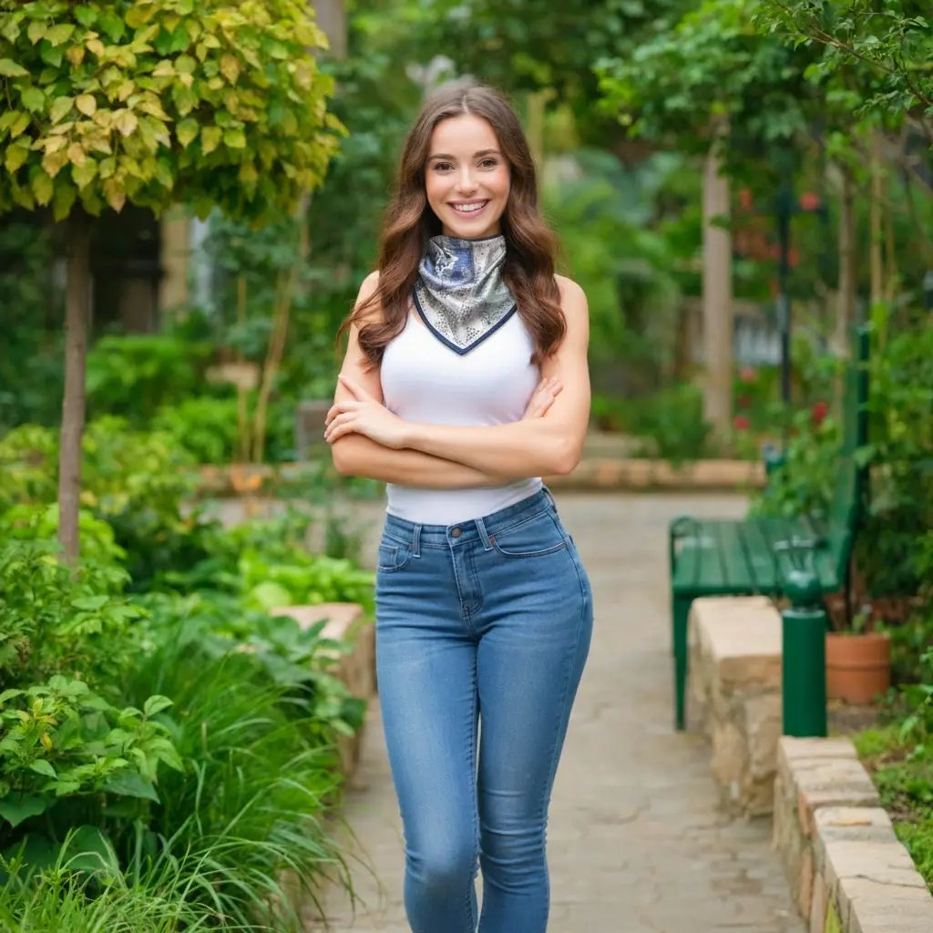 Carré de Soie - JITSUKO - Coeur de Foulard