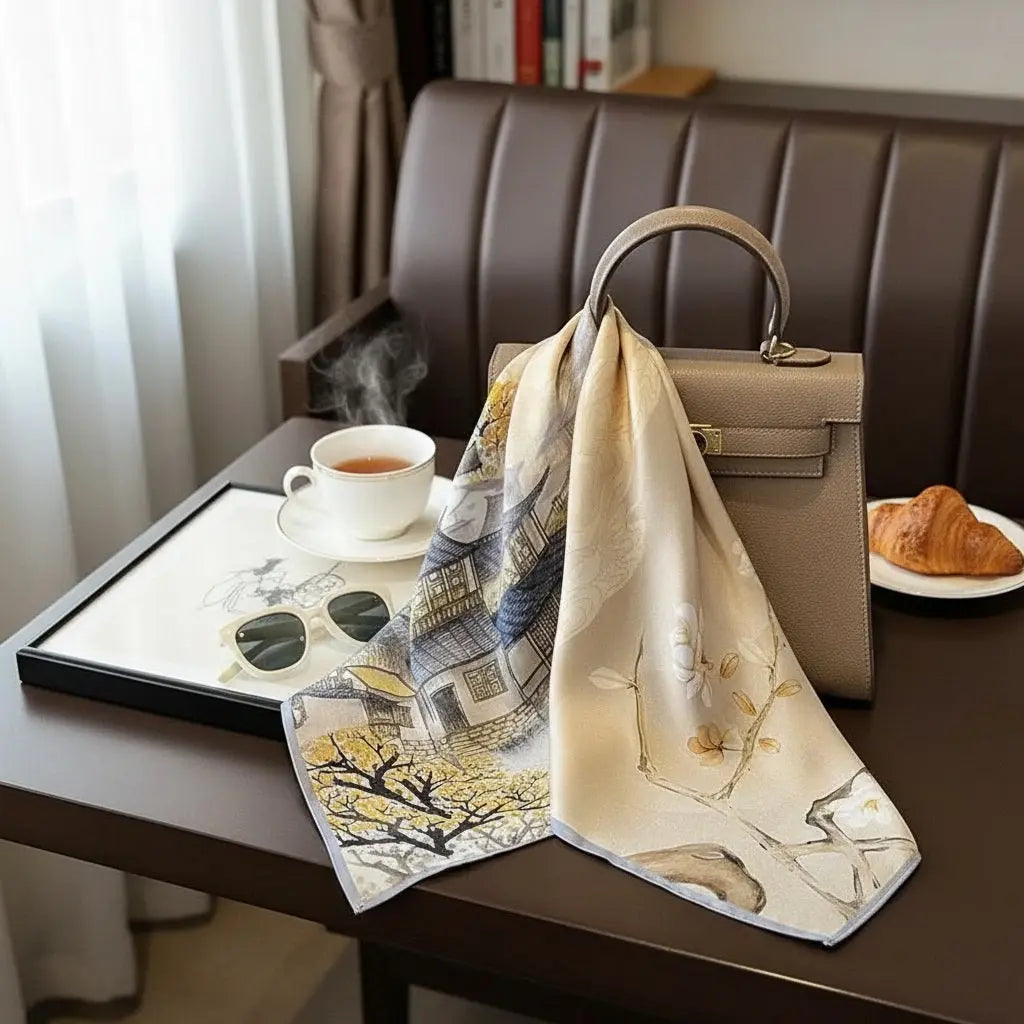 Carré de Soie - JOON Coeur de Foulard