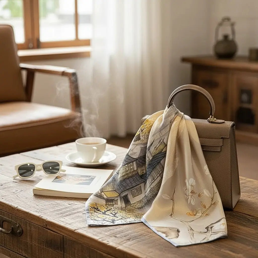 Carré de Soie - JOON Coeur de Foulard